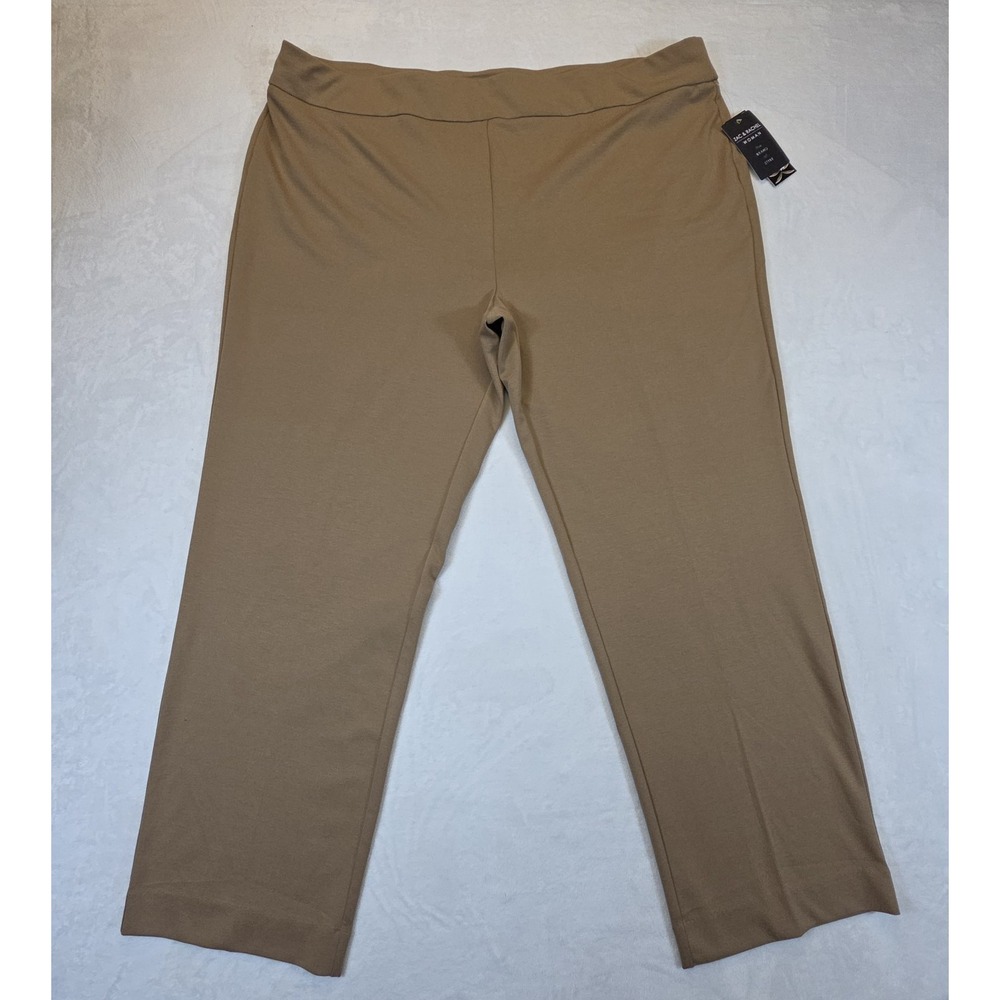 New‎ Zac & Rachel The Ultimate Fit Pull on Straight Leg Dress Pants Womens Sz 24